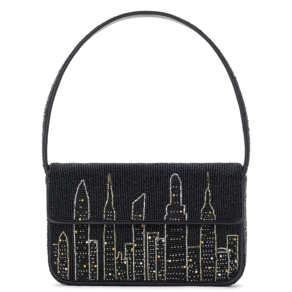 Staud Tommy Bag Beaded NYC Skyline NEW - Picture 9 of 9